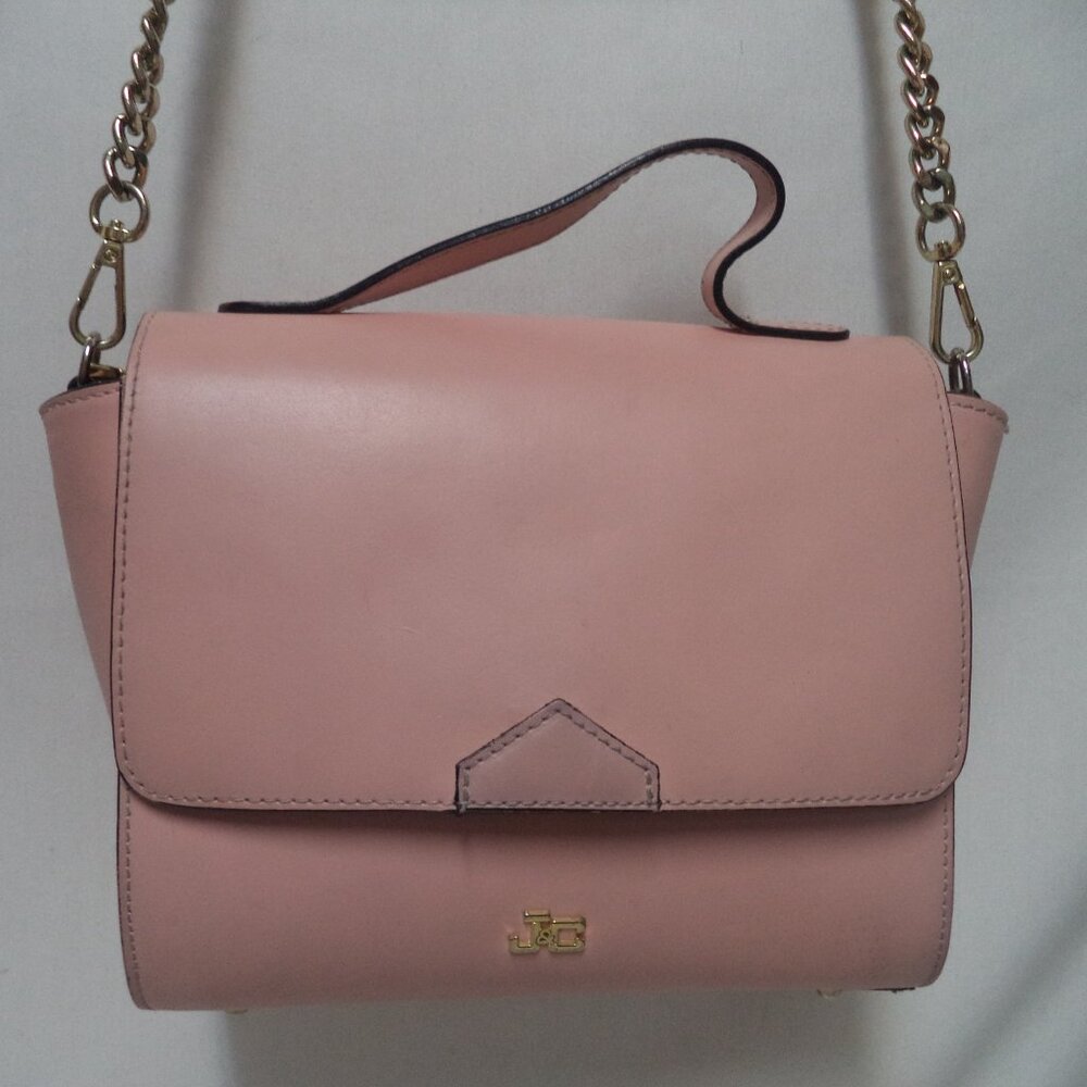 Jacky & Celine J&C pink Leather satchel tote bag purse Back Pocket Italy - Picture 4 of 16